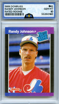 1989 Donruss #42 Randy Johnson NGA 10
