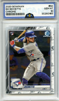 2020 Bowman Chrome #50 Bo Bichette NGA 10