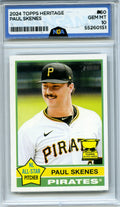 2025 Topps Heritage #60 Paul Skenes NGA 10