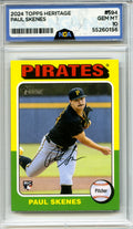 2024 Topps Heritage #594 Paul Skenes NGA 10