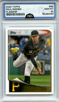 2025 Topps #86 Paul Skenes Flagship Collection (Series One) NGA 10