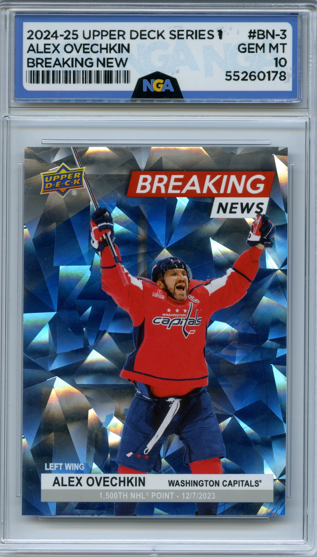 2024-25 Upper Deck #BN-3 Alex Ovechkin Breaking News NGA 10