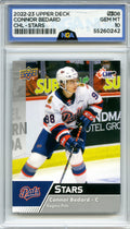 2022-23 Upper Deck CHL #308 Connor Bedard Blue NGA 10