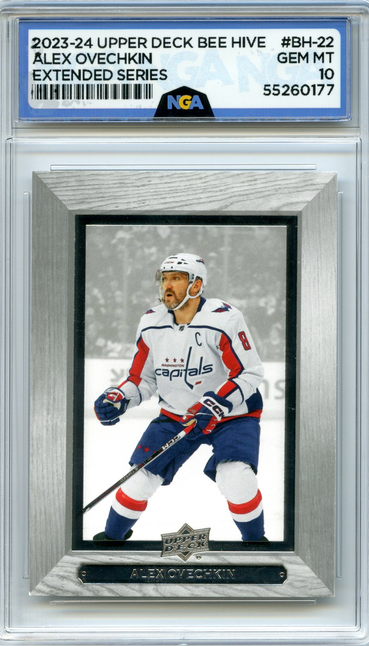 2023-24 Upper Deck #BH-22 Alex Ovechkin 2003-04 Bee Hive NGA 10