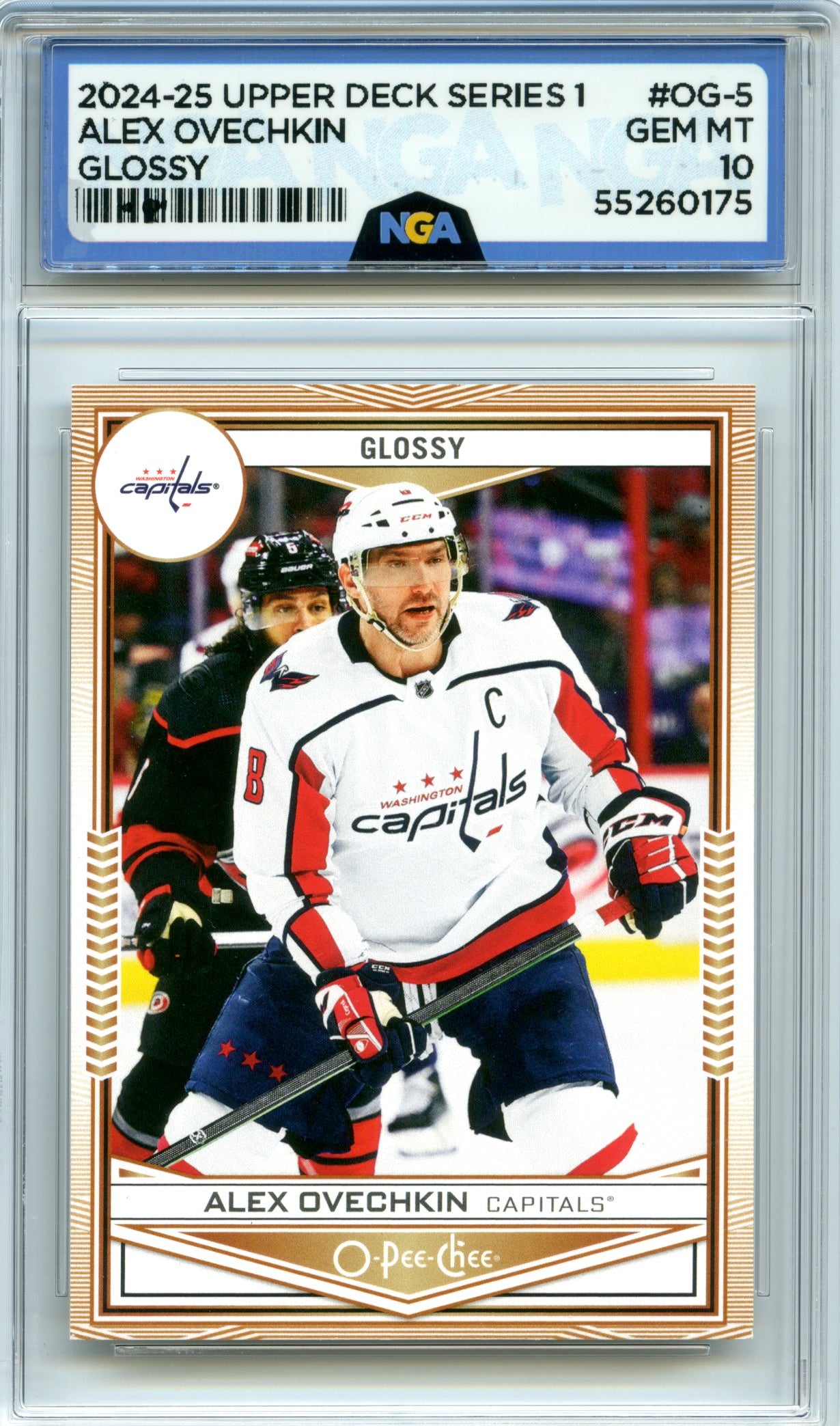2024-25 Upper Deck #OG-5 Alex Ovechkin O-Pee-Chee Glossy NGA 10