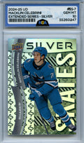 2024-25 Upper Deck #SS-7 Macklin Celebrini Silver Skates NGA 10
