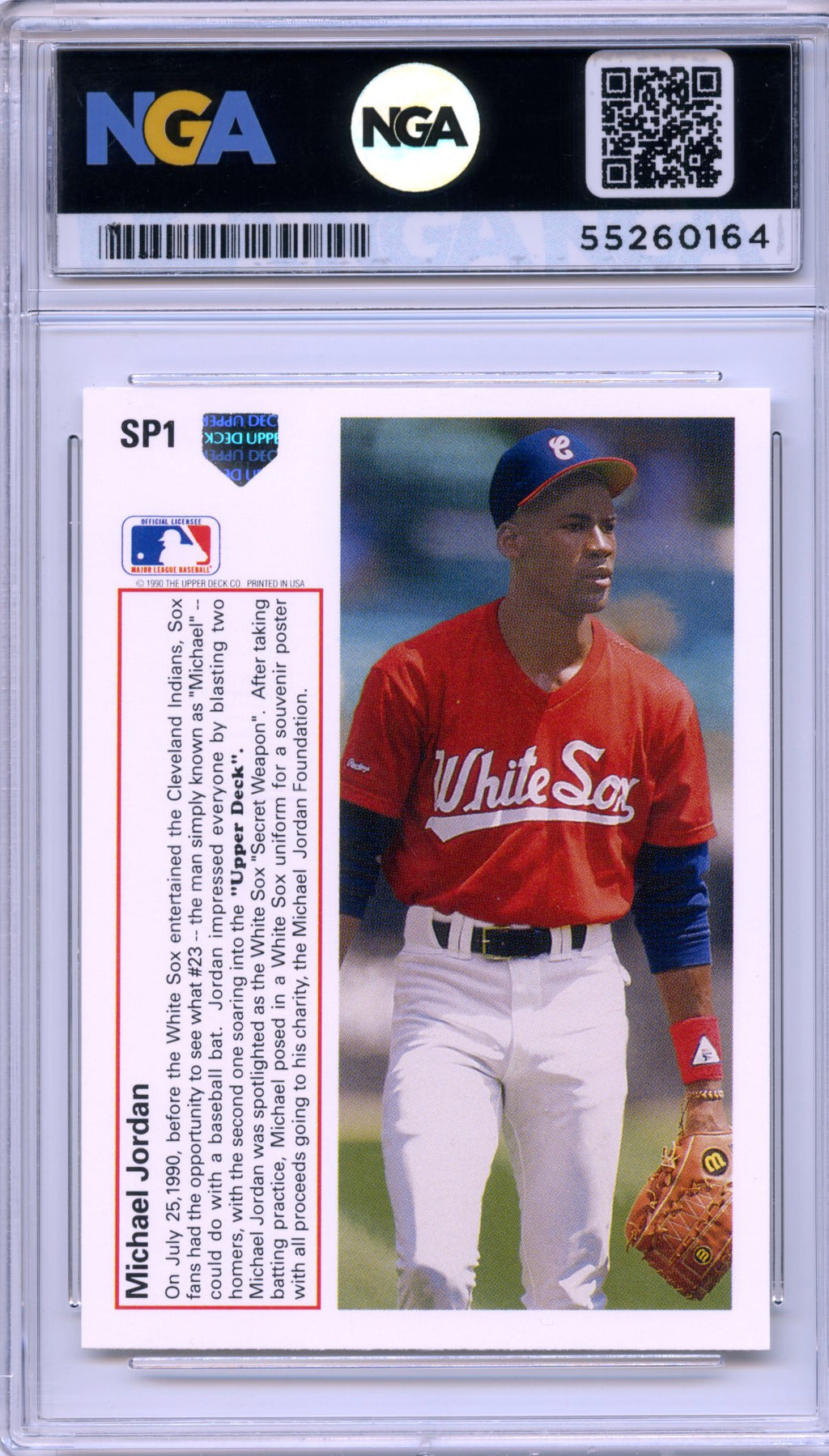 1991 Upper Deck #SP1 Michael Jordan NGA 10