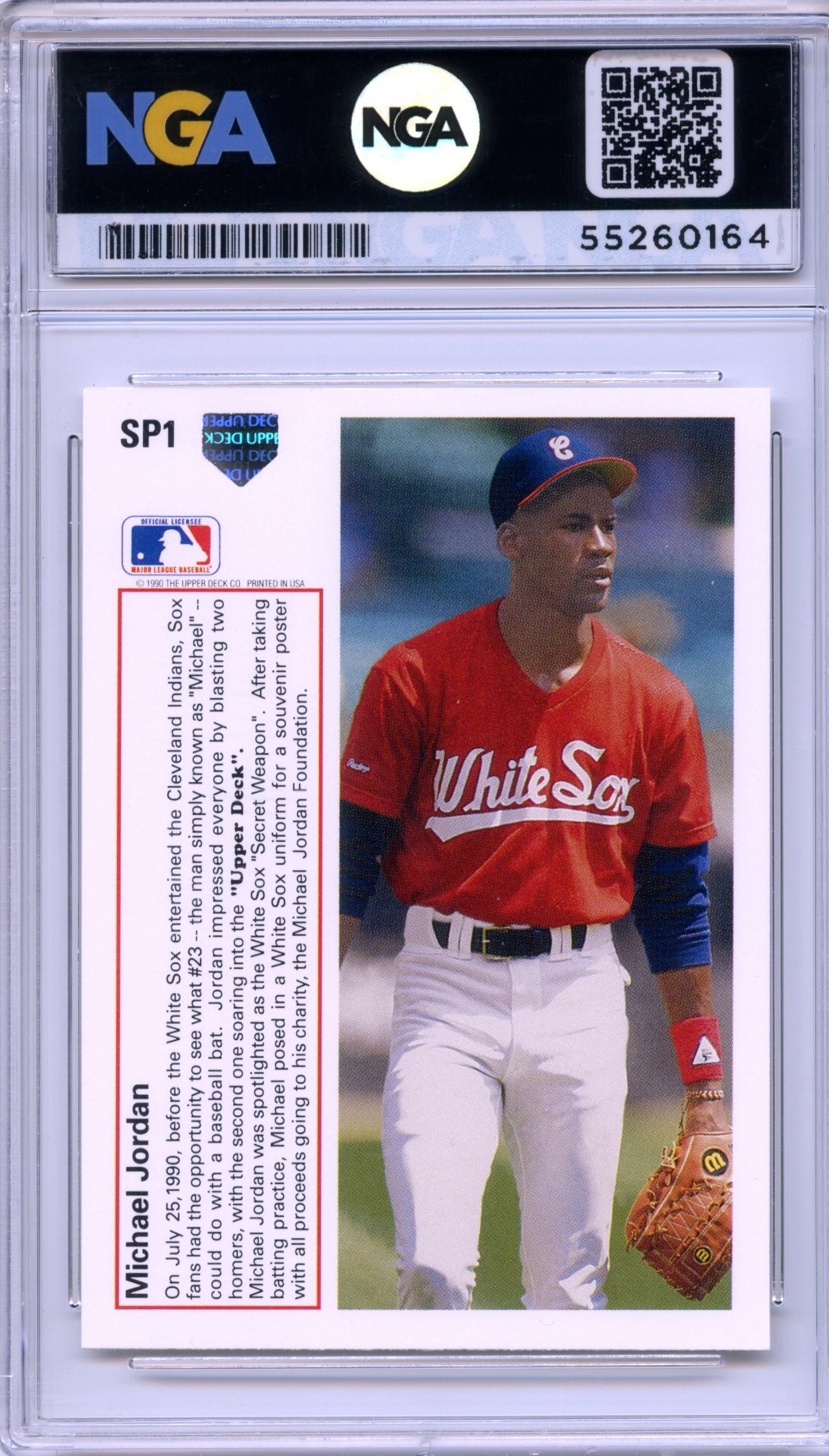 1991 Upper Deck #SP1 Michael Jordan NGA 10