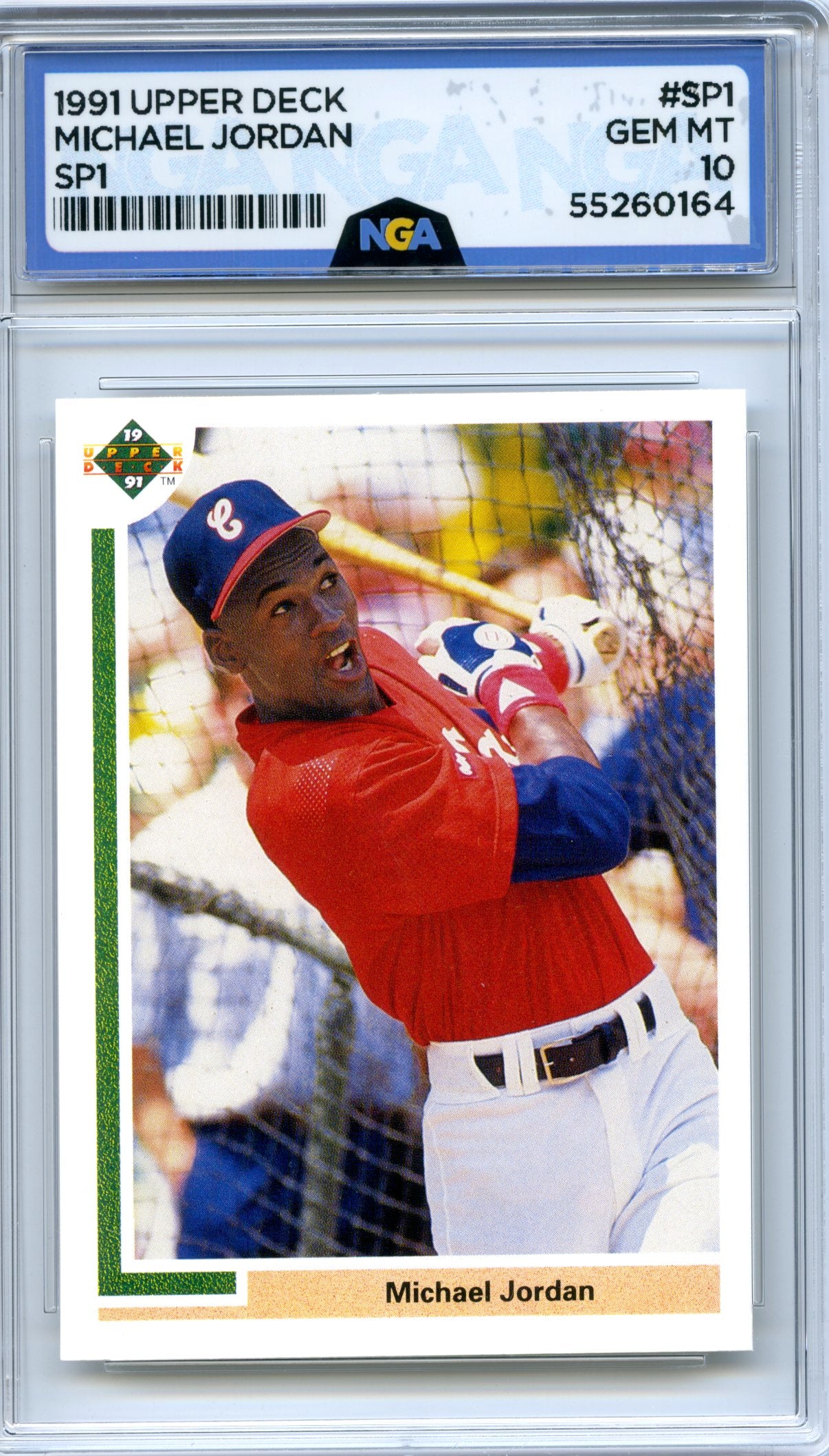 1991 Upper Deck #SP1 Michael Jordan NGA 10
