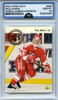 1992-93 Upper Deck #586 Paul Kariya NGA 10