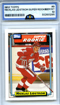 1992-93 Topps #9 Nicklas Lidstrom Gold NGA 10