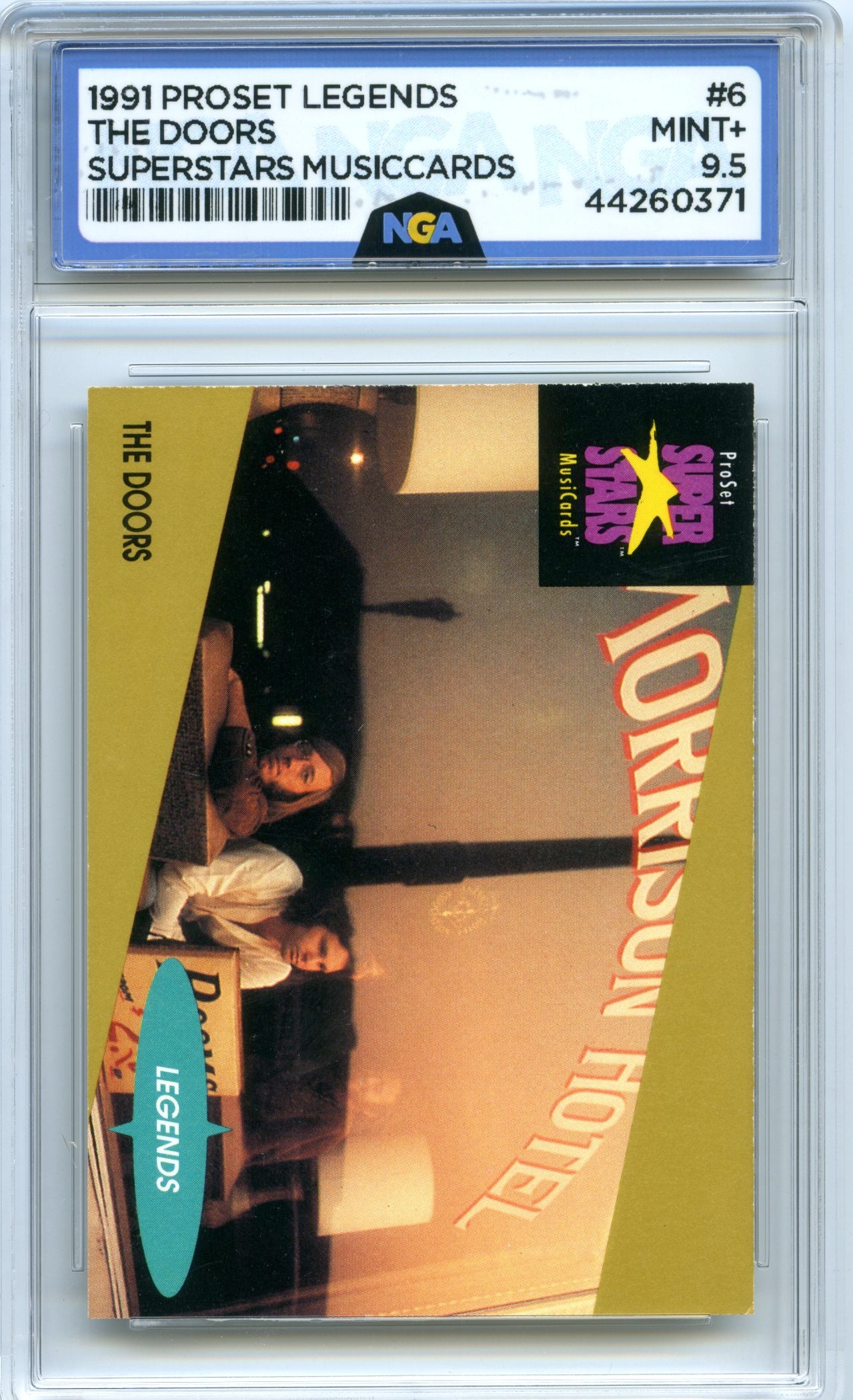 1991 Pro Set SuperStars MusiCards #6 The Doors NGA 9.5