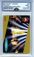 1991 Pro Set SuperStars MusiCards #19 The Who NGA 10