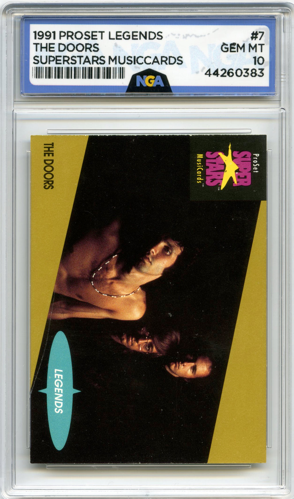 1991 Pro Set SuperStars MusiCards #7 The Doors NGA 10