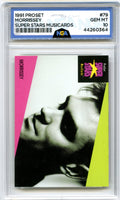 1991 Pro Set SuperStars MusiCards #79 Morrissey NGA 10