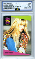 1991 Pro Set SuperStars MusiCards #44 Debbie Gibson NGA 9.5