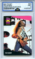 1991 Pro Set SuperStars MusiCards #213 Ted Nugent NGA 10