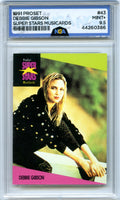 1991 Pro Set SuperStars MusiCards #43a Debbie Gibson NGA 9.5