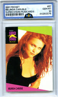 1991 Pro Set SuperStars MusiCards #37 Belinda Carlisle NGA 10