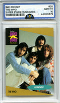 1991 Pro Set SuperStars MusiCards #20 The Who NGA 10