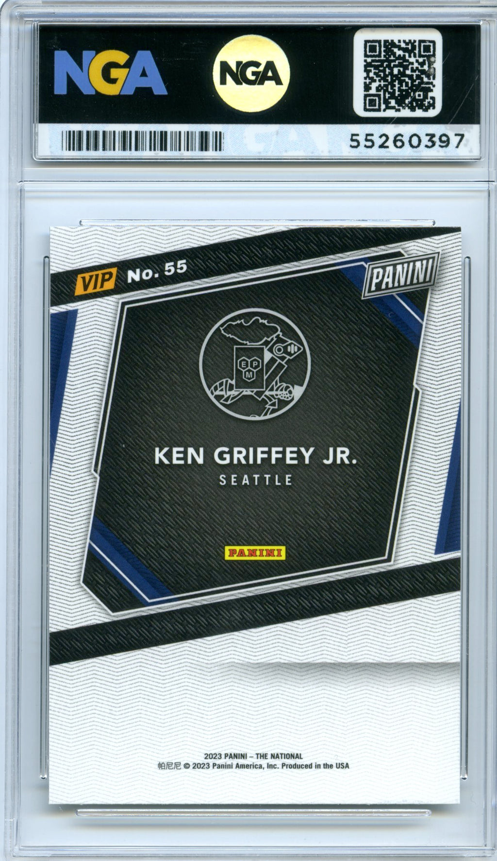 2023 Panini National  VIP Party #55 Ken Griffey Jr. NGA 10