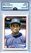 1989 Topps Traded #110T Deion Sanders NGA 10