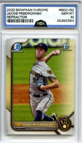 2022 Bowman Draft #BDC-132 Jacob Misiorowski Chrome Refractor NGA 10