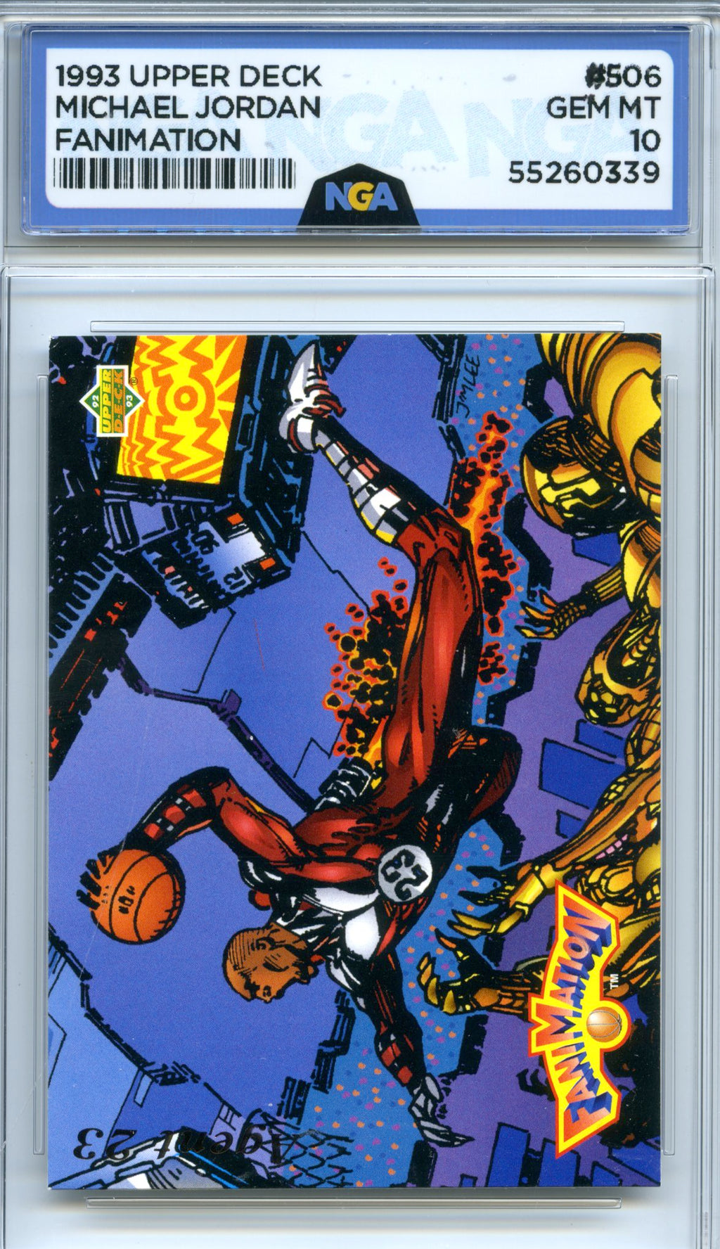 1992-93 Upper Deck #506 Michael Jordan NGA 10