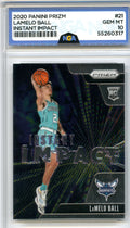 2020-21 Panini Prizm #21 LaMelo Ball Instant Impact NGA 10