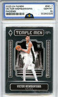 2023-24 Panini Phoenix #7 Victor Wembanyama Temple Men NGA 10