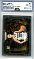 2024 Panini Prizm Draft Picks #57b Caitlin Clark NGA 10