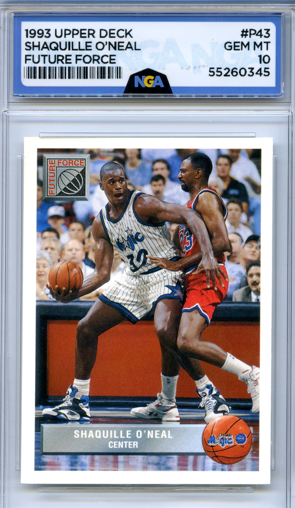 1992-93 Upper Deck McDonald's #P43 Shaquille O'Neal NGA 10