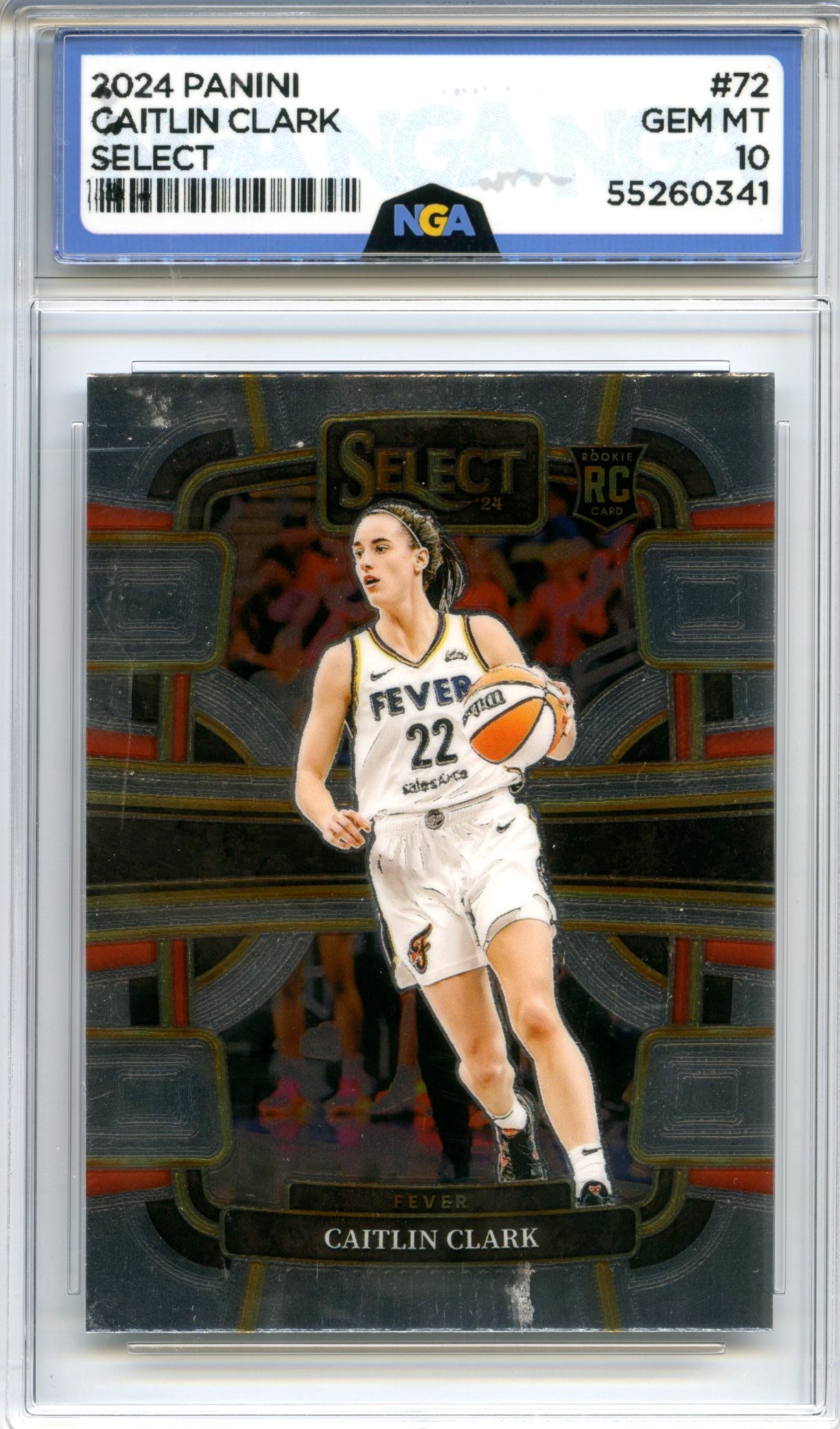 2024 Panini Select WNBA #72 Caitlin Clark NGA 10