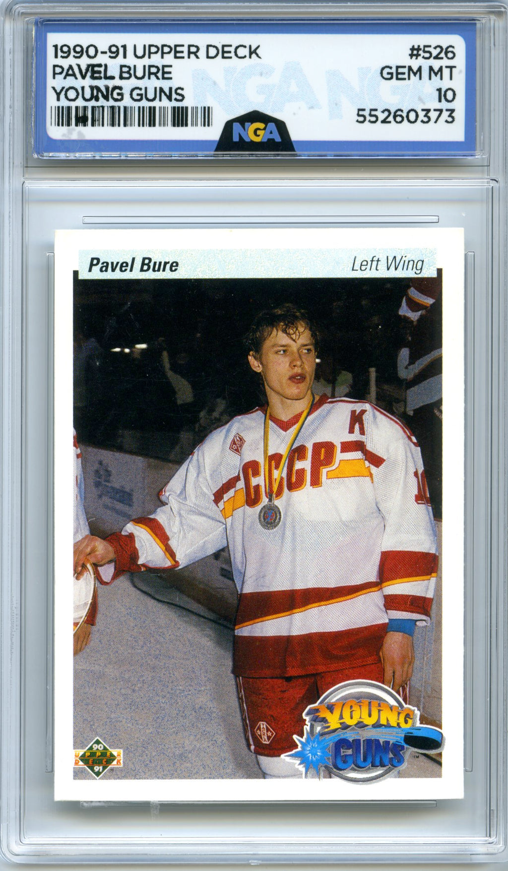 1990-91 Upper Deck  #526 Pavel Bure NGA