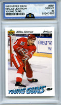 1991-92 Upper Deck French #587 Nicklas Lidstrom NGA 10