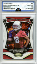 2024 Panini Certified #6 Marvin Harrison Jr. Certified Rookies NGA 10
