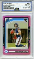 2024 Donruss #327 Caleb Williams Optic Rated Rookies NGA 10