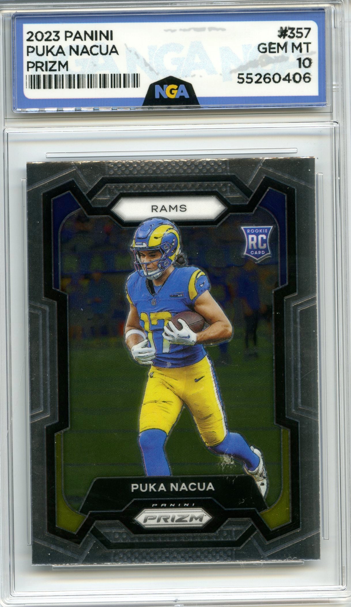 2023 Panini Prizm #357 Puka Nacua NGA 10