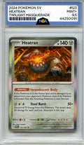 SV06: Twilight Masquerade #123/167 Heatran NGA 9.5