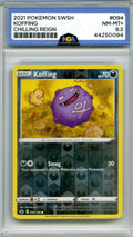 SWSH06: Chilling Reign #094/198 Koffing NGA 8.5