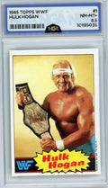 1985 Topps WWF Pro Wrestling Stars #1 Hulk Hogan NGA 8.5