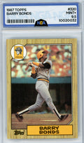 1987 Topps #320 Barry Bonds NGA 9.5
