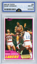 1981-82 Topps #21 Magic Johnson NGA 9