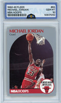 1990-91 Hoops #65 Michael Jordan NGA 10