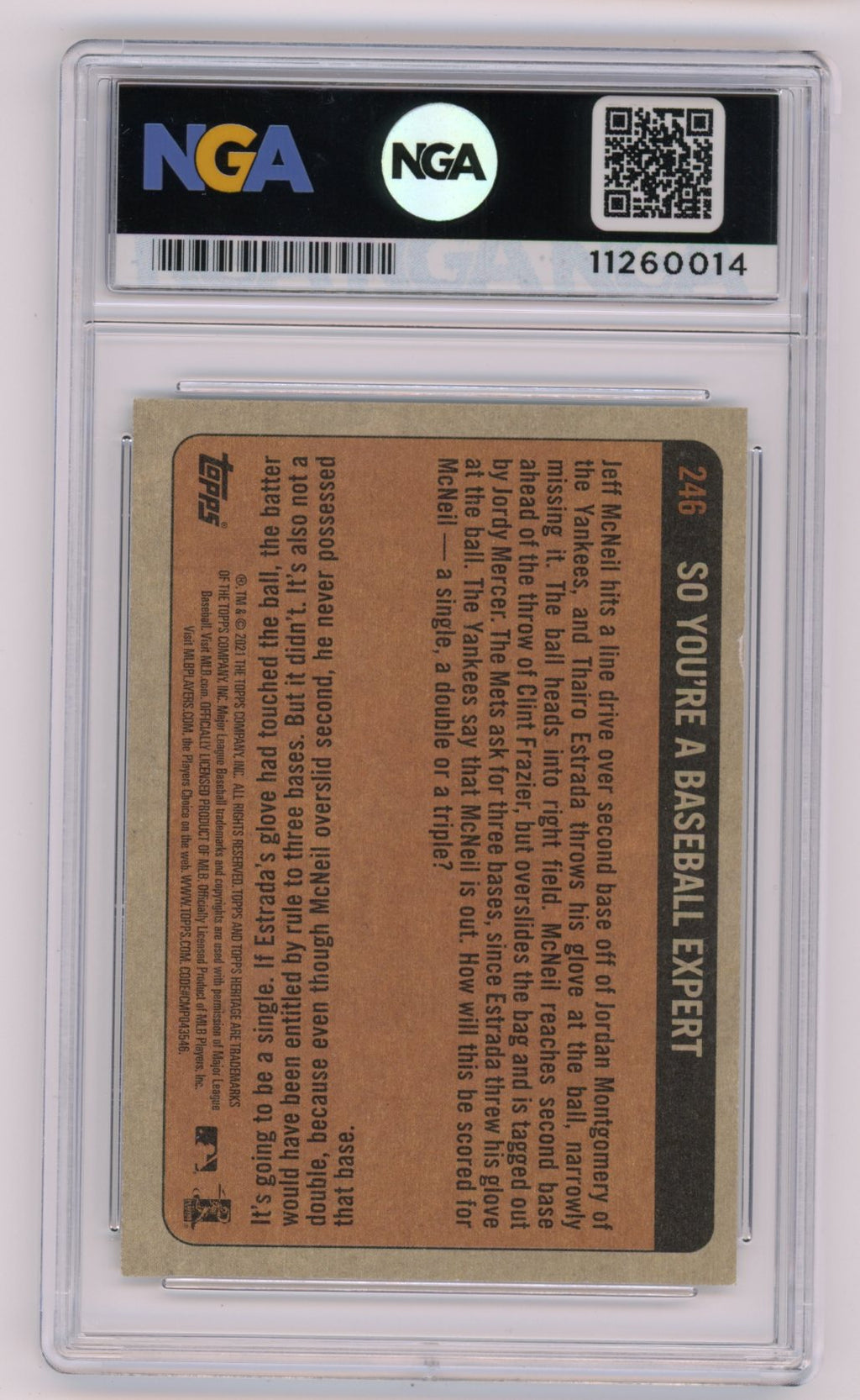 2021 Topps Heritage #246 Shohei Ohtani NGA 10